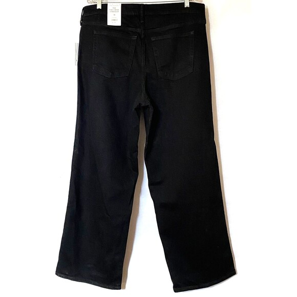 Free Assembly Jeans Women's Plus Size 18 Black The Full Wide Straight NWT - Picture 4 of 16